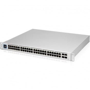 Комутатор Ubiquiti UniFi Switch PRO 48 PoE Gen2 (USW-PRO-48-POE) (40xGE PoE+, 8хGE PoE++, 4xSFP+, L3, 802.3bt/at/af, 600W max)