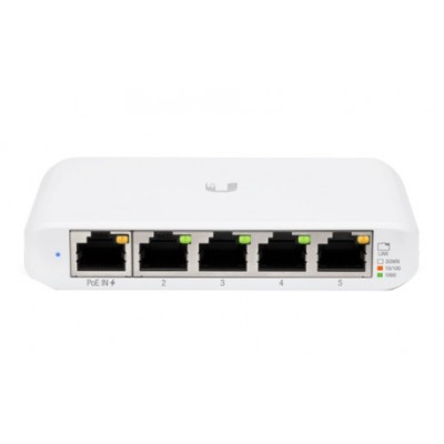 Комутатор Ubiquiti UniFi USW-FLEX-MINI (5хGE, PoE-In)