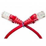 Патч-корд UTP 0.35м Ritar (PCR-CCA/0.3R) red