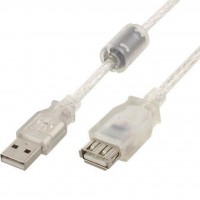 Кабель подовжувач USB (AM/AF) 3m Cablexpert (CCF-USB2-AMAF-TR-10) ферритовый фильтр