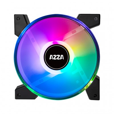 Кулер для корпуса AZZA 1 X PRISMA DIGITAL RGB FAN 140mm (FFAZ-14DRGB-011) ; Количество вентиляторов - 1, диаметр вентиляторов - 120 мм, тип подшипника