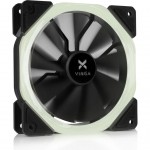 Кулер для корпуса Vinga LED fan-01 white ; Количество вентиляторов - 1, диаметр вентиляторов - 120 мм, тип подшипника - HDB (гидродинамический), макси