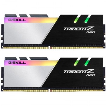 Пам'ять DDR4 16GB (2x8GB) 3600 G.Skill Trident Z NEO RGB C16-19-19-39 набор из 2-х B-die (F4-3600C16D-16GTZNC)