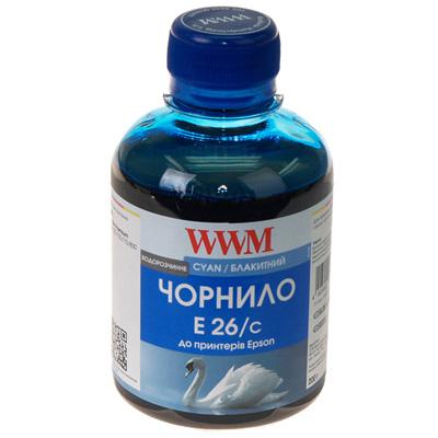 Чернила Epson  WWM XP-600/ XP-605/ XP-7005 (Cyan) (E26/ C) 200 г E26/C