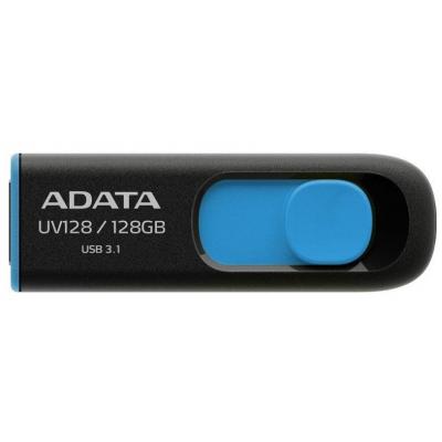 USB флеш 128GB UV128 Black/Blue USB 3.1 A-DATA (AUV128-128G-RBE)