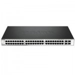 Комутатор D-Link DGS-1210-52/ME 48port 1GE, 4xSFP/1GE, WebSmart, Metro