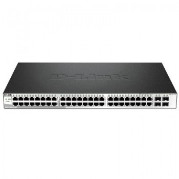Комутатор D-Link DGS-1210-52/ME 48port 1GE, 4xSFP/1GE, WebSmart, Metro