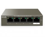 Комутатор TENDA TEF1105P-4-38W (4xFE PoE, 1xFE Uplink, 35Вт)