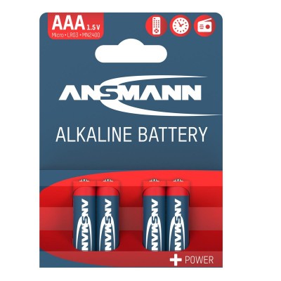 Батарейка AAA Ansmann  LR03 * 4 (5015553) 5 015 553