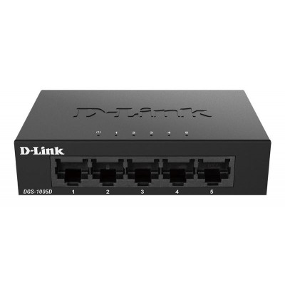 Комутатор  5Port D-Link DGS-1005D/ RU 5port Gigabit