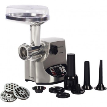 Мясорубка Kenwood MG 510 Мясорубка KENWOOD MG510 (1600 Вт, 1 швидкість, продуктивність - 2 кг/хв., функція реверс, 3 решітки з отворами різного діаметру для приготування фаршу, насадки для приготування домашніх ковбас і кебабів,  відсік для зберігання акс