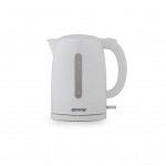 Электрочайник Gorenje K 17 W Ел.чайник Gorenje K17W (2400 Вт, 1.7 л, закритий нагрівальний елемент, індикатор рівня води, відсік для шнура, 22,5x24,5x19,5 см, 1,5 кг, білий) K17W