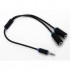 Аудио-кабель удлинитель Jack 3.5mm to 2xJack 3.5 M Prolink (PB107-0030)