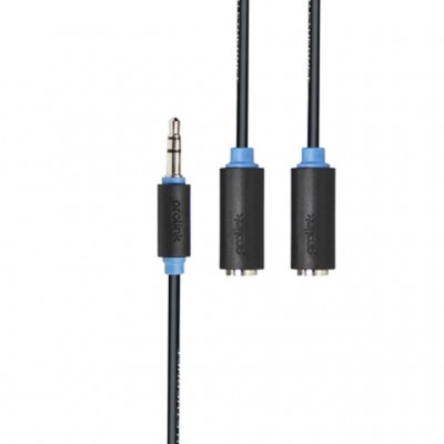 Аудио-кабель удлинитель Jack 3.5mm to 2xJack 3.5 M Prolink (PB107-0030)