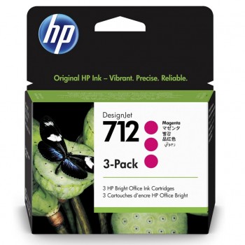 Картридж DJ No.712 DesignJet Т230/Т630 Magenta 3-Pack 29-ml (3ED78A) HP