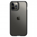 Чехол iPhone 12 Crystal Hybrid, Matte Black (ACS01477) Spigen