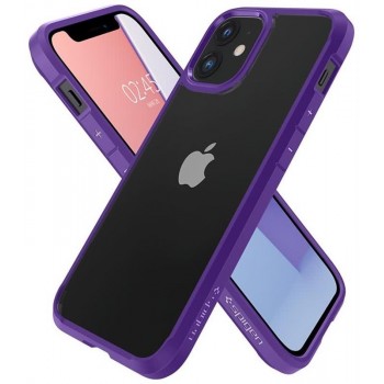 Чехол iPhone 12 mini Crystal Hybrid, Hydrangea Purple (ACS01544) Spigen
