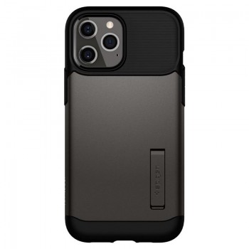 Чехол iPhone 12 Pro Max Slim Armor, Gunmetal (ACS01480) Spigen