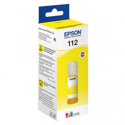Чорнило 112 EcoTank Pigment Yellow ink (C13T06C44A) Epson