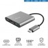 USB-хаб Trust Dalyx 3-in-1 Multiport USB-C Adapter ALUMINIUM (23772_TRUST)