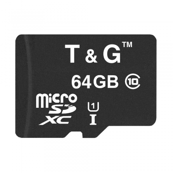 Карта пам'яті MicroSDXC 64GB UHS-I Class 10 T&G (TG-64GBSDCL10-00)