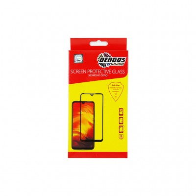 Скло захисне  DENGOS Full Glue OPPO Reno 4 Lite, black frame (TGFG-151)