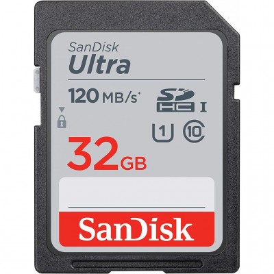 Карта пам'яті 32GB SDHC class 10 Ultra SANDISK (SDSDUN4-032G-GN6IN)