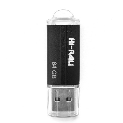 USB флеш 64GB Hi-Rali Corsair Series Black (HI-64GBCORBK)