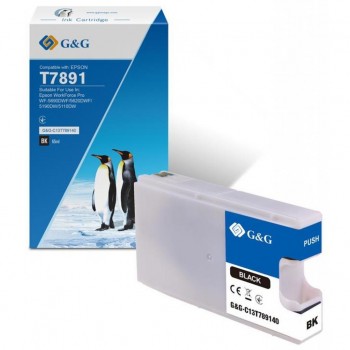 Картридж Epson WF-5110/WF-5620 black XXL 4K (G&G-C13T789140) G&G