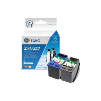 Картридж HP No.21/22 Black/Tri-color Combo Pack (GG-SD367AE) G&G