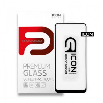 Скло захисне  Armorstandart Icon Motorola G8 Black (ARM57653)