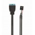 Кабель Cablexpert (CC-U3U2-01) USB2.0 - USB3.0, внутренний, черный, 0.3м