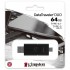 USB флеш 64GB DataTraveler Duo USB 3.2 Gen1/Type-C Kingston (DTDE/64GB)