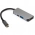 USB-хаб Vinga Type-C to 4K HDMI+USB3.0+PD aluminium (VCPHTC3AL)