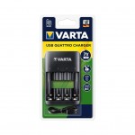Зарядное устройство для аккумуляторов Varta Value USB Quattro Charger pro 4x AA/AAA (57652101401)