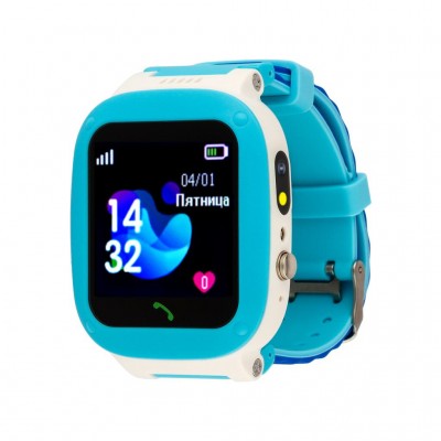 Смарт-часы AmiGo GO004 Splashproof Camera+LED Blue