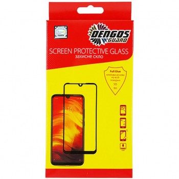 Скло захисне  DENGOS Full Glue Xiaomi Mi 10T Lite, black frame (TGFG-161)