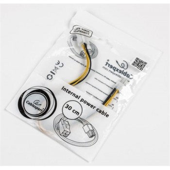 Кабель питания CPU 4-pin 0.3m Cablexpert (CC-PSU-7)