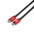 Кабель HDMI to HDMI 5.0m  Atcom (24945) ver 2.0, 4K Red/Gold
