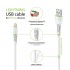 Кабель USB 0.2m  Intaleo USB - Lightning, White (CBFLEXL0) 1283126487439