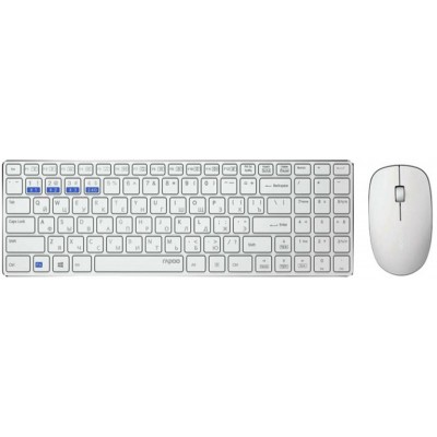 Комплект (клавіатура, миша) Rapoo 9300M Wireless White