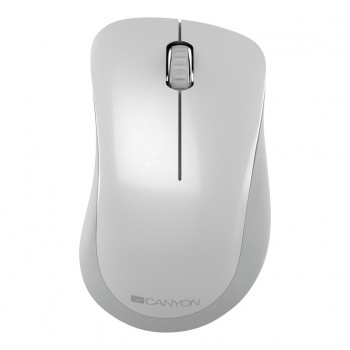 Мишка бездротова Canyon CNE-CMSW11PW Pearl White/Grey USB