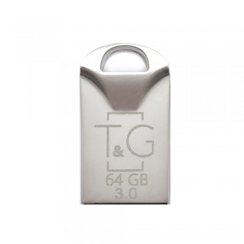 Накопичувач USB3.0 64GB T&G 106 Metal Series Silver (TG106-64G3)