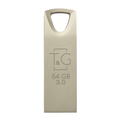 Накопичувач USB3.0 64GB T&G 117 Metal Series Silver (TG117SL-64G3)