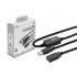 Кабель USB 2.0 (AM/AF) DIGITUS 3.0м (удлинитель) White/Белый, bulk AK300200030E