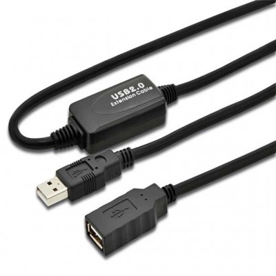 Кабель USB 2.0 (AM/AF) DIGITUS 3.0м (удлинитель) White/Белый, bulk AK300200030E