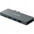 USB-хаб CANYON 1*Type C PD100W+2*HDMI+1*USB3.0+1*USB2.0+1*SD+1*TF (CNS-TDS05B)