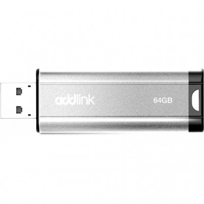 Накопичувач 64GB U25 Silver USB 2.0 AddLink (ad64GBU25S2)