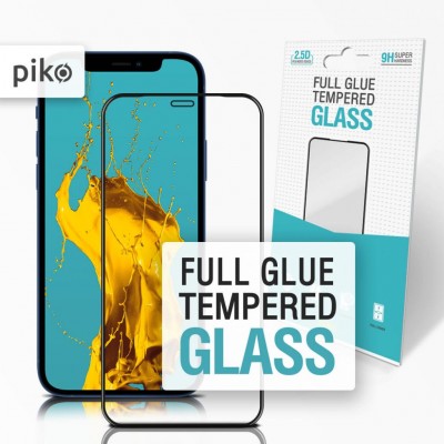 Чохол Full Glue Apple Iphone 12 (black) (1283126506444) Piko