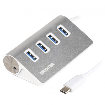 USB-хаб Maxxter HU3С-4P-01